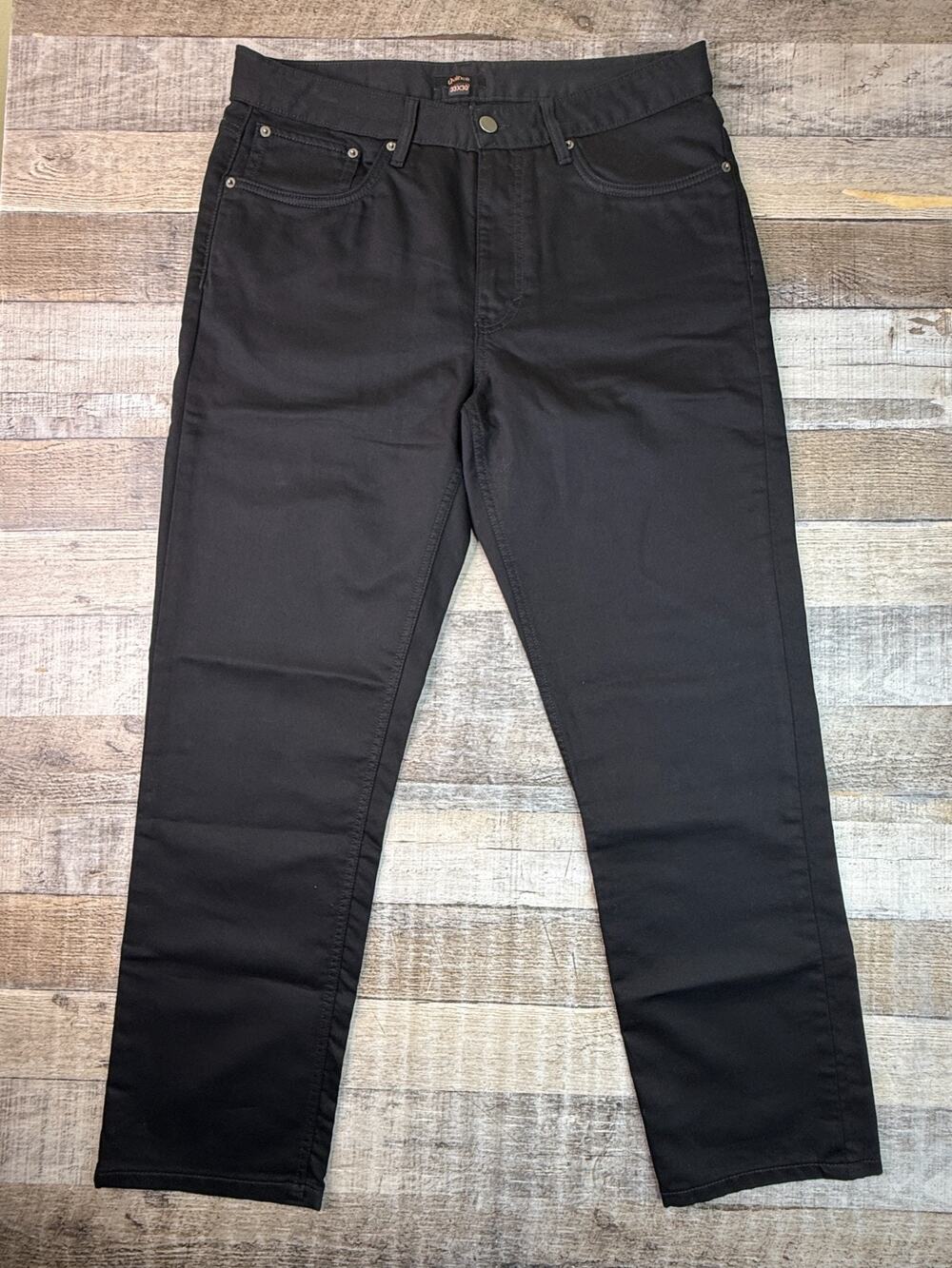 Quince Comfort Stretch Traveler 5-Pocket Pants Black Mens 33x30 Chino Preppy